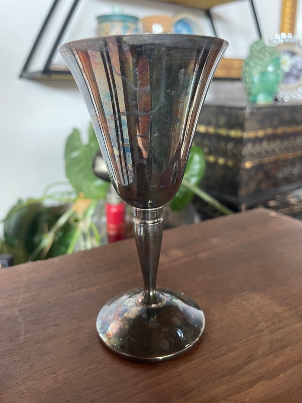 Silver-Plated Vintage Goblet